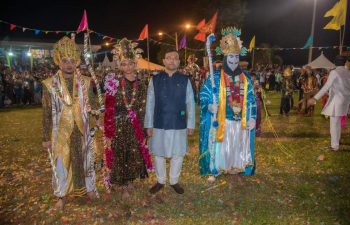 High Commissioner Dr. Pradeep Rajpurohit and Mayor of Chaguanas, His Worship Faaiq Mohammed attended Grand Ramleela celebration on the ocassion of Dussehra 2024